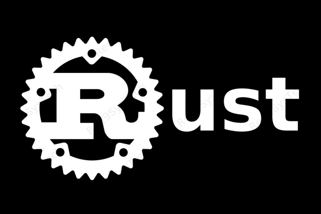 Top 7 Programming Languages-eye-catching image of popular programming language logos like Python, JavaScript, Go, and Rust. (4)